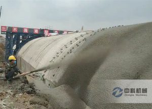 液壓泵送式混凝土濕噴機施工視頻